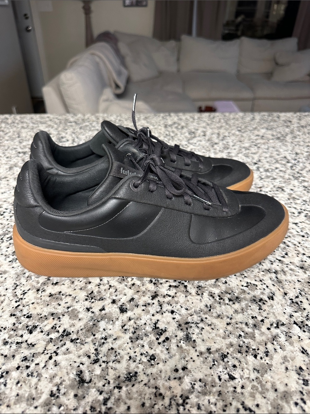 Lululemon cityverse Black Low-Top Sneakers with Gum Sole